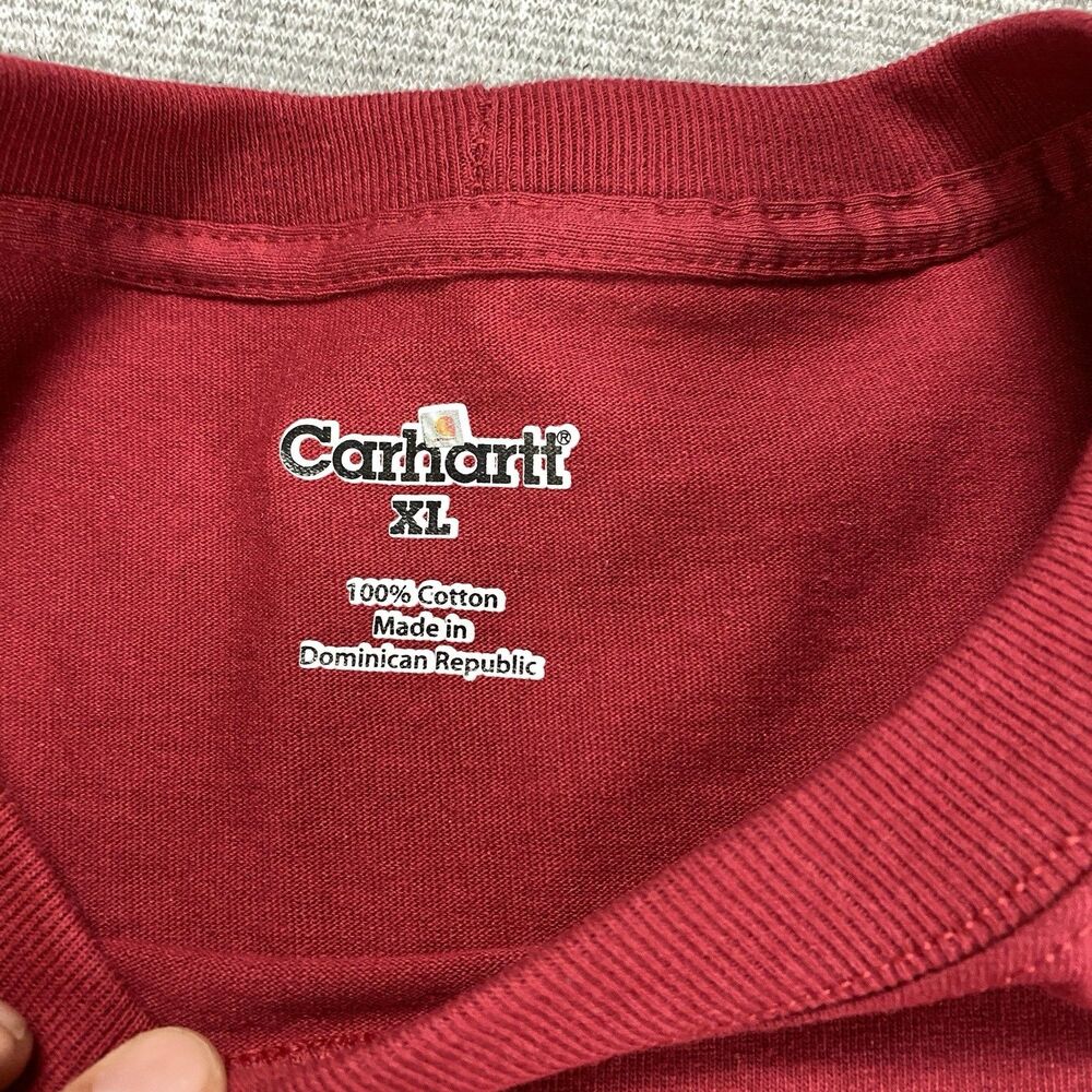 Carhartt Men's Size Small K87 Loose Fit Heavyweight Pocket Tee T-Shirt - Picture 14 of 15